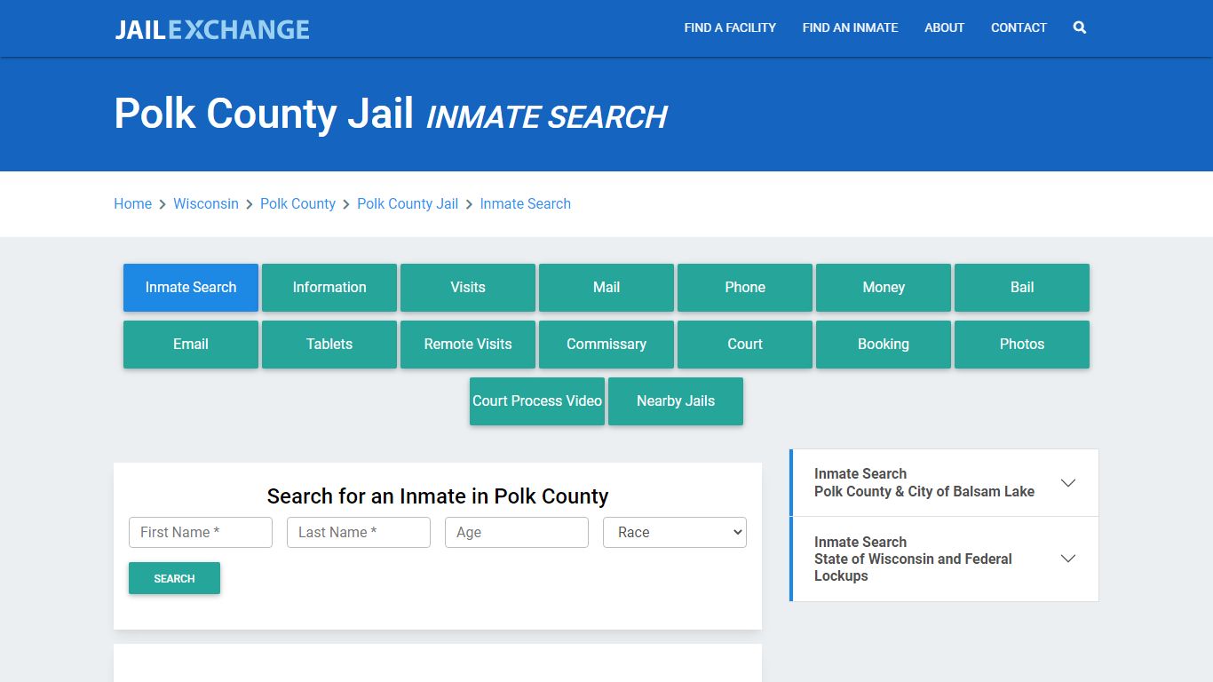 Polk County Jail, WI Inmate Search: Roster & Mugshots - Jail Exchange